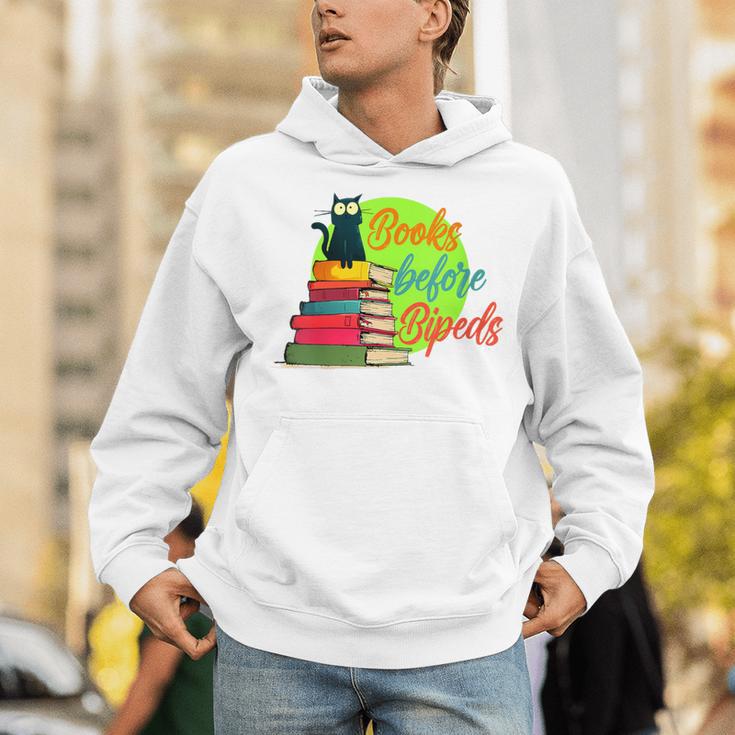 Books Before Bipeds Unisex Hoodie