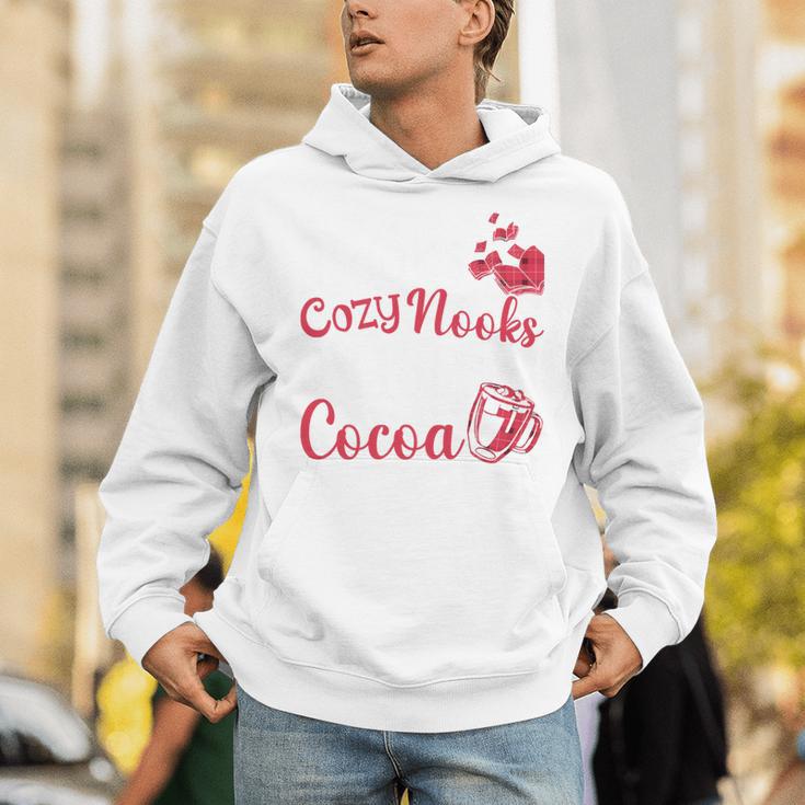 Books Cozy Nooks And Hot Cocoa Cute Fall Booklover Unisex Hoodie Books Cozy Nooks And Hot Cocoa Cute Fall Booklover Unisex Hoodie