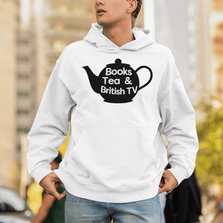 Books Tea And British TV Premium Tri-Blend T-Shirt Unisex Hoodie