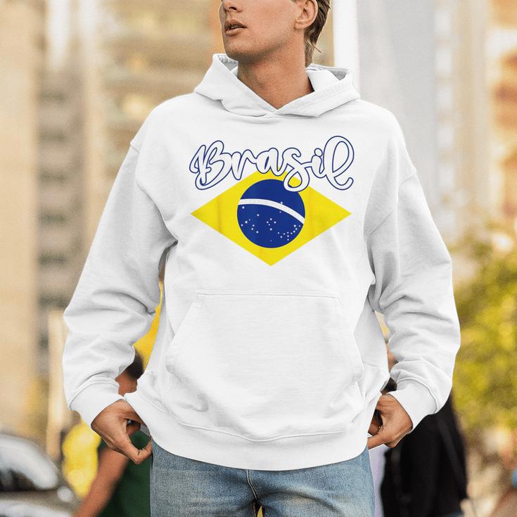 Brazilian Flag Colors National Brazil Brasil パーカー