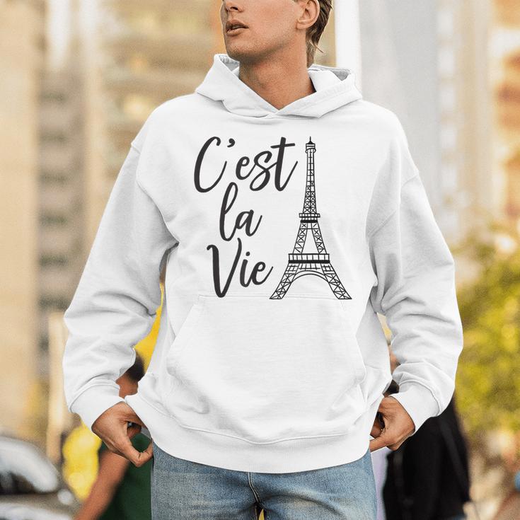 C'est Laie シャツ フレンチギフト パリ フランス エッフェル柄 パーカー