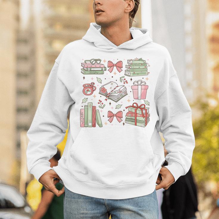 Christmas Book Lover Reading Reader Men Women Kids Xmas Unisex Hoodie