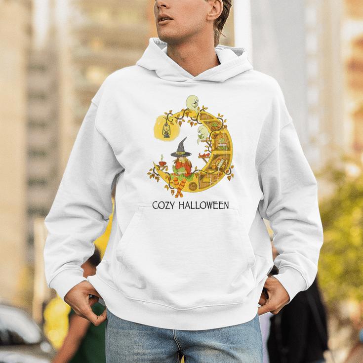 Cozy Halloween Coloring Book Adult Coloring Unisex Hoodie