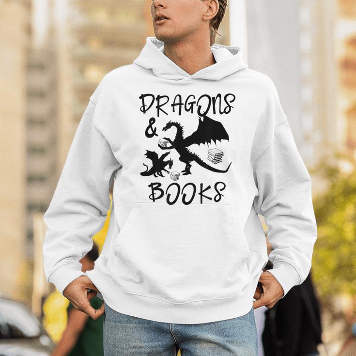Dragons & Books Reading Unisex Hoodie Dragons & Books Reading Unisex Hoodie