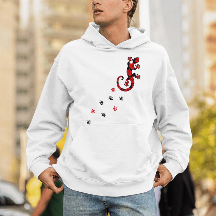 Gecko Footprint ハイビスカスフラワー ハワイサーフスタイルtシャツ パーカー