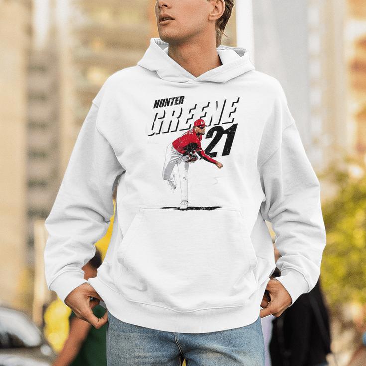 Hunter Greene Cincinnati MLB Baseball Players MLBHGR204M Unisex Hoodie Hunter Greene Cincinnati MLB Baseball Players MLBHGR204M Unisex Hoodie