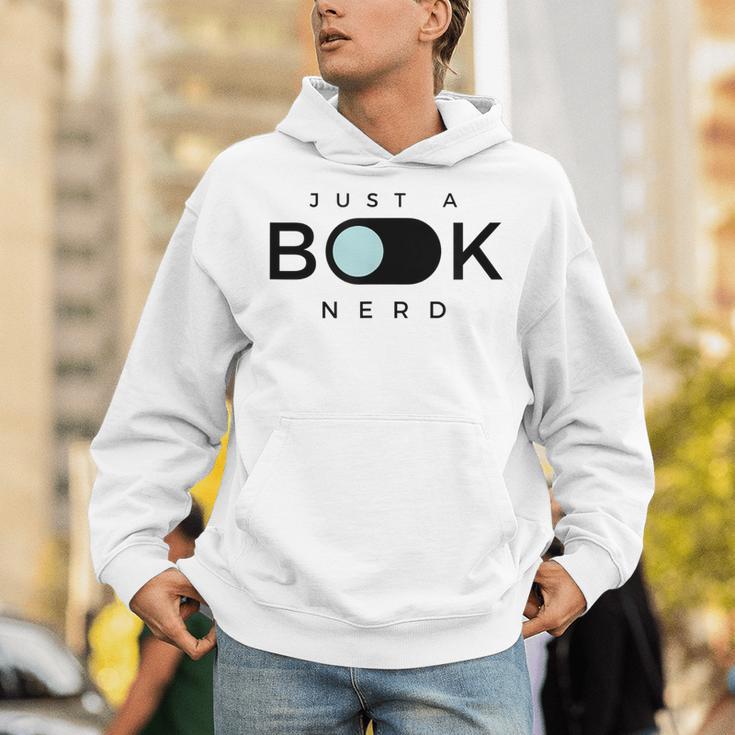 Just A Book Nerd Men Women Children Unisex Hoodie