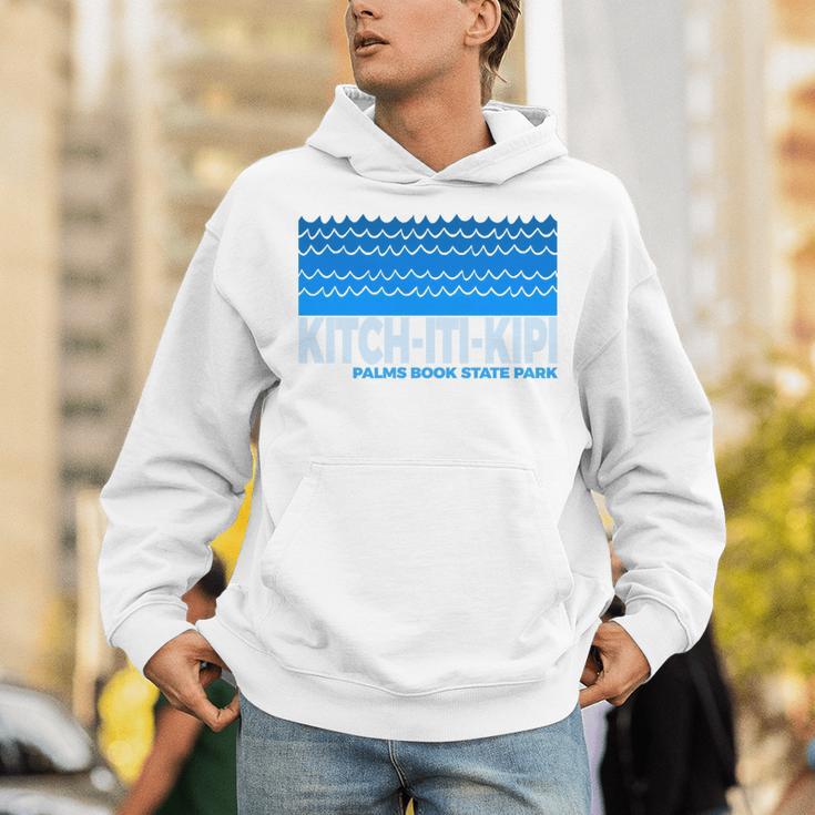Kitch-Iti-Kipi MI Kitch-Iti-Kipi Palms Book Park Michigan Premium Tri-Blend Unisex Hoodie