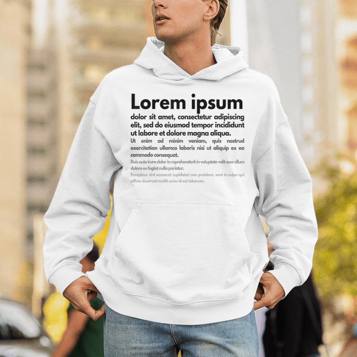 Lorem Ipsum パーカー