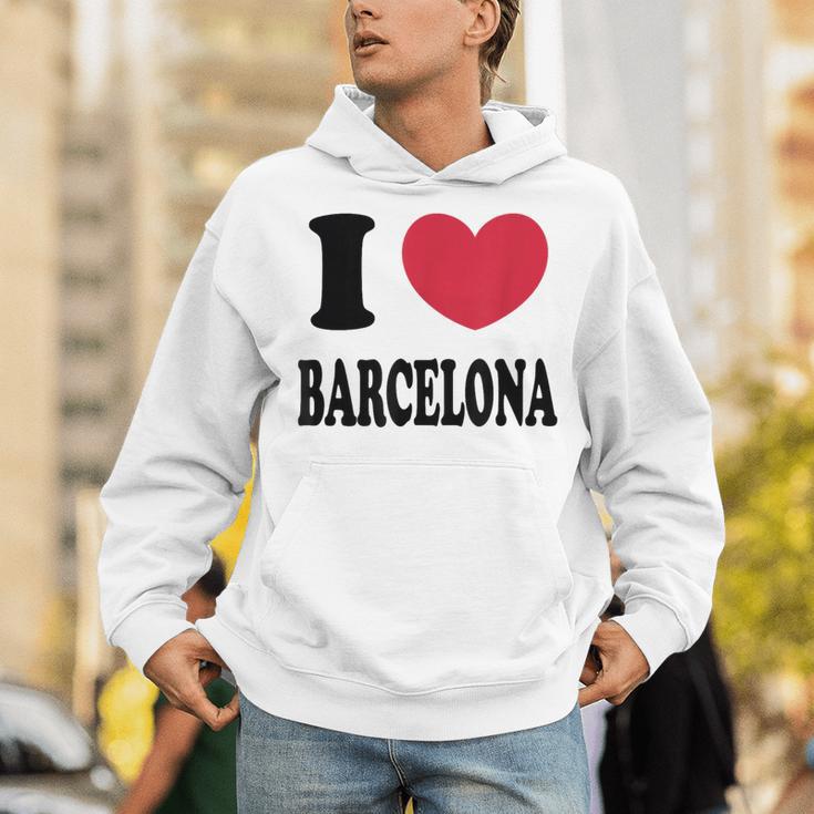 I Love Barcelona バルセロナが大好き パーカー
