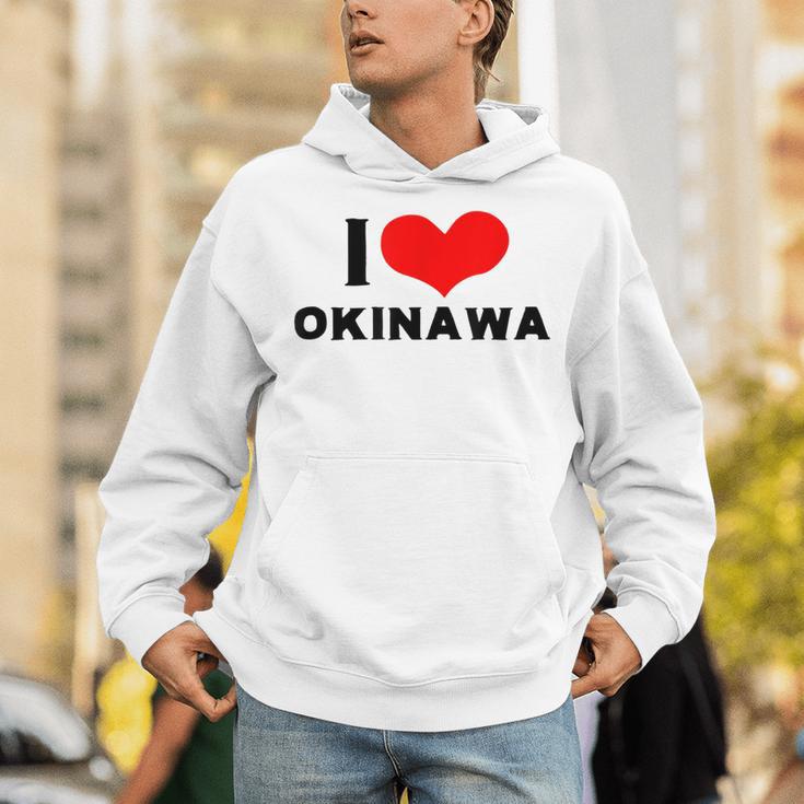 I Love Okinawa 愛 ハート 沖縄 沖縄県 日本 お土産 かわいい おしゃれ パーカー