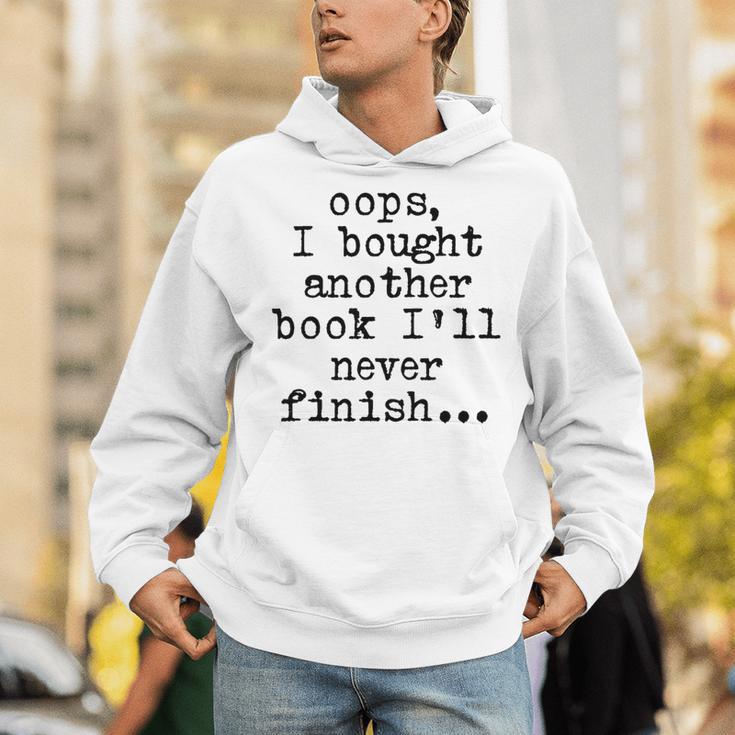 Oops I Bought Another Book I'Ll Never Finish Book Love Comfort Colors Crop Top Unisex Hoodie