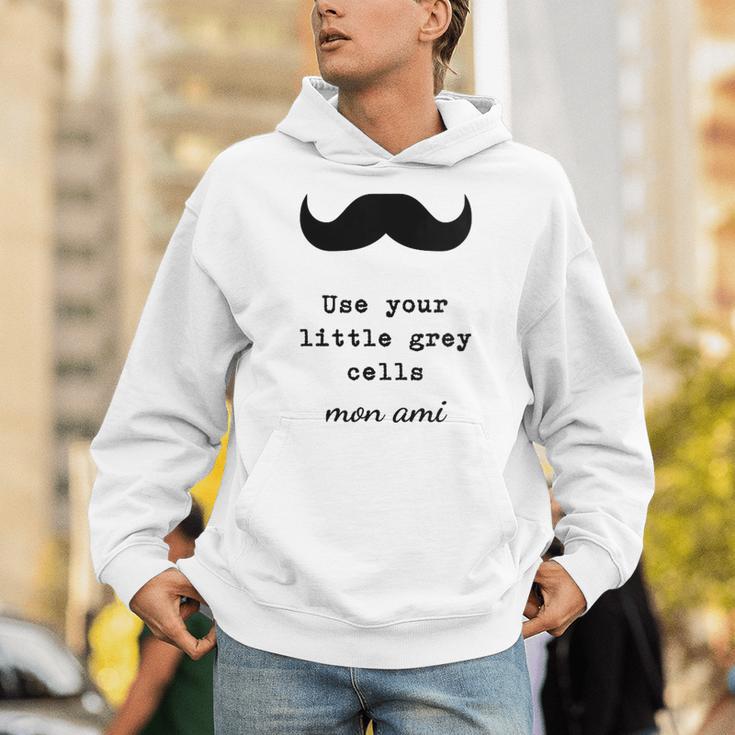 POIROT USE YOUR LITTLE GREY CELLS BOOKS Unisex Hoodie