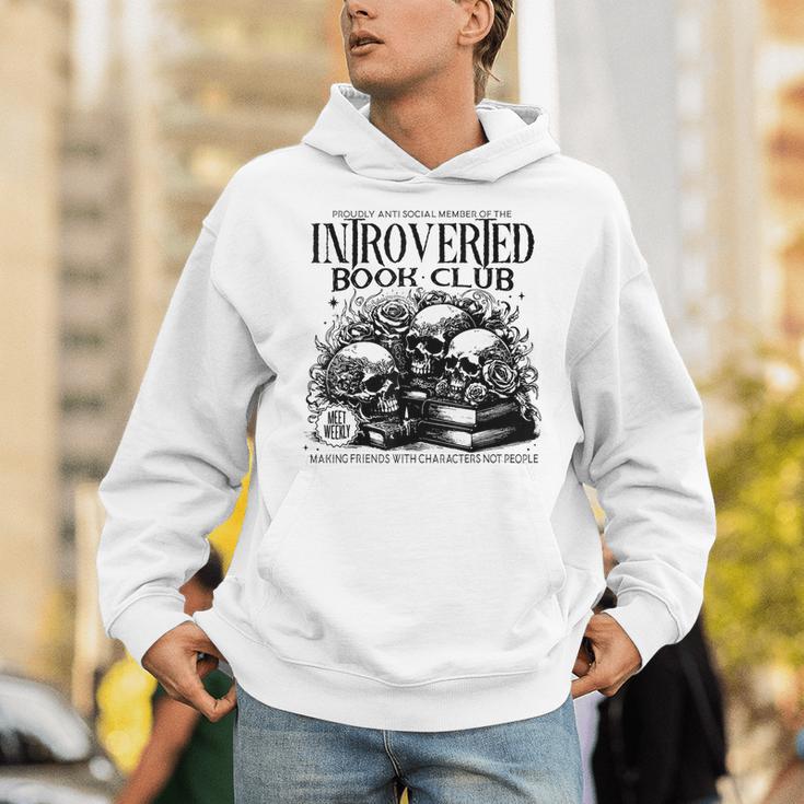 Proudly Anti Social Member Of The Introverted Book Club Unisex Hoodie