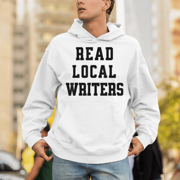 Read Local Author Support Independent Writers Indie Books Unisex Hoodie