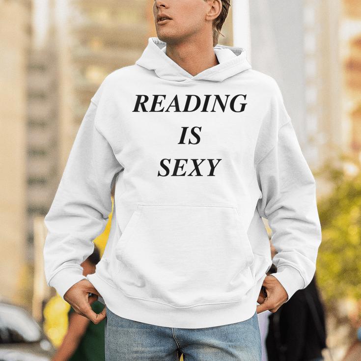 Reading Is Sexy Bookish Y2K Smart Hot Girl Book Lover Unisex Hoodie Reading Is Sexy Bookish Y2K Smart Hot Girl Book Lover Unisex Hoodie