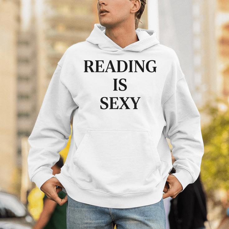Reading Is Sexy Literary Reading Book Humor Unisex Hoodie