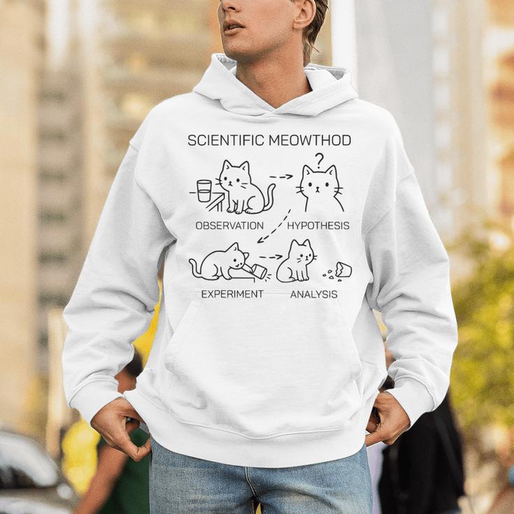 Scientific Meowthod 面白い 科学 猫 先生 生 クール パーカー