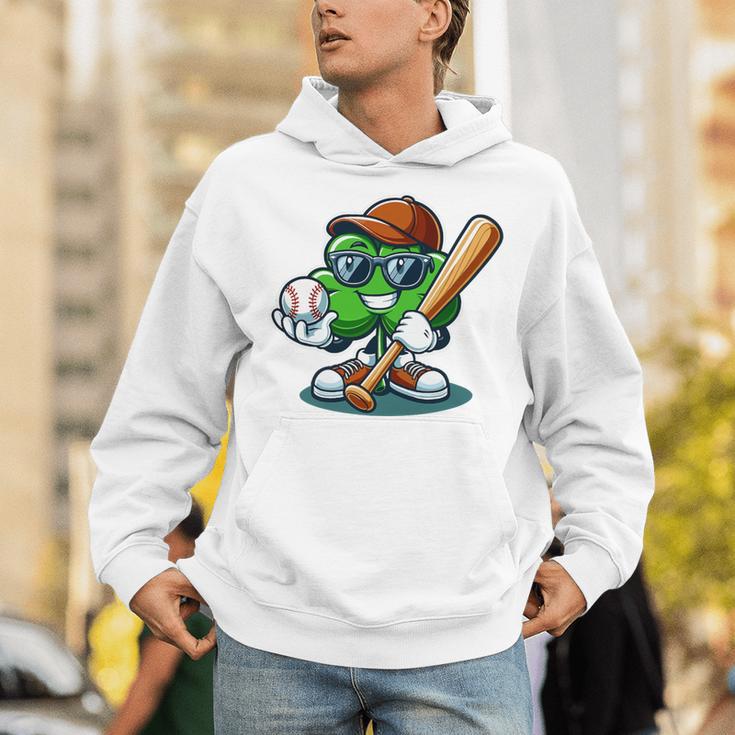 Shamrock Baseball St Patrick's Day Kids Boys Toddlers Premium Tri-Blend Unisex Hoodie Shamrock Baseball St Patrick's Day Kids Boys Toddlers Premium Tri-Blend Unisex Hoodie