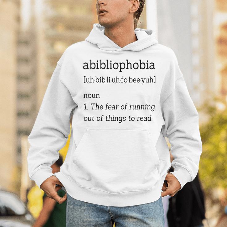 Shirt For Book Lovers And Bookworms Abibliophobia Unisex Hoodie Shirt For Book Lovers And Bookworms Abibliophobia Unisex Hoodie
