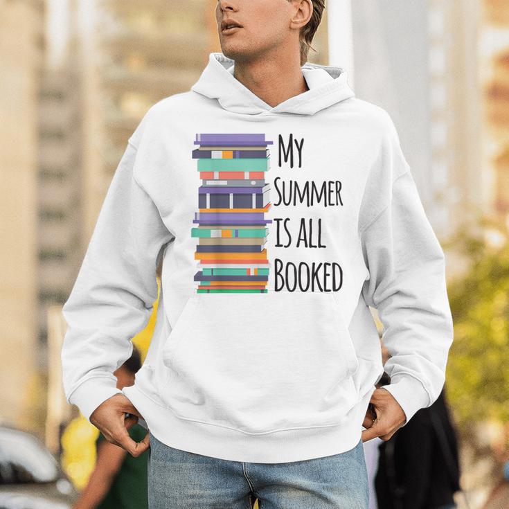 My Summer Is All Booked Book Reading Bookworm Men Women Girls Kids Unisex Hoodie
