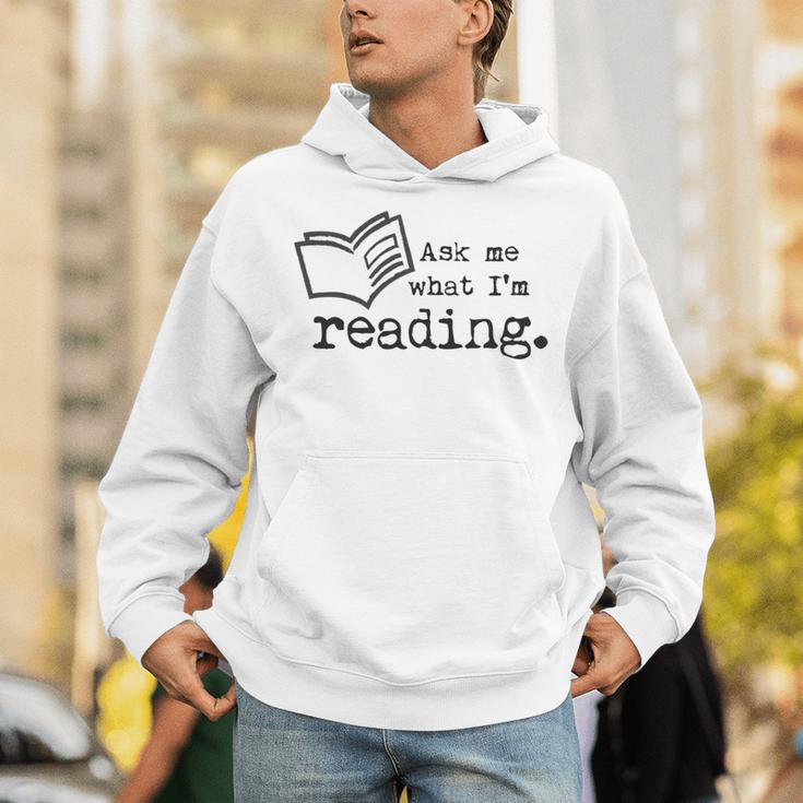 AS Tees Ask Me What I'm Reading Book Literature Love Read Unisex Hoodie