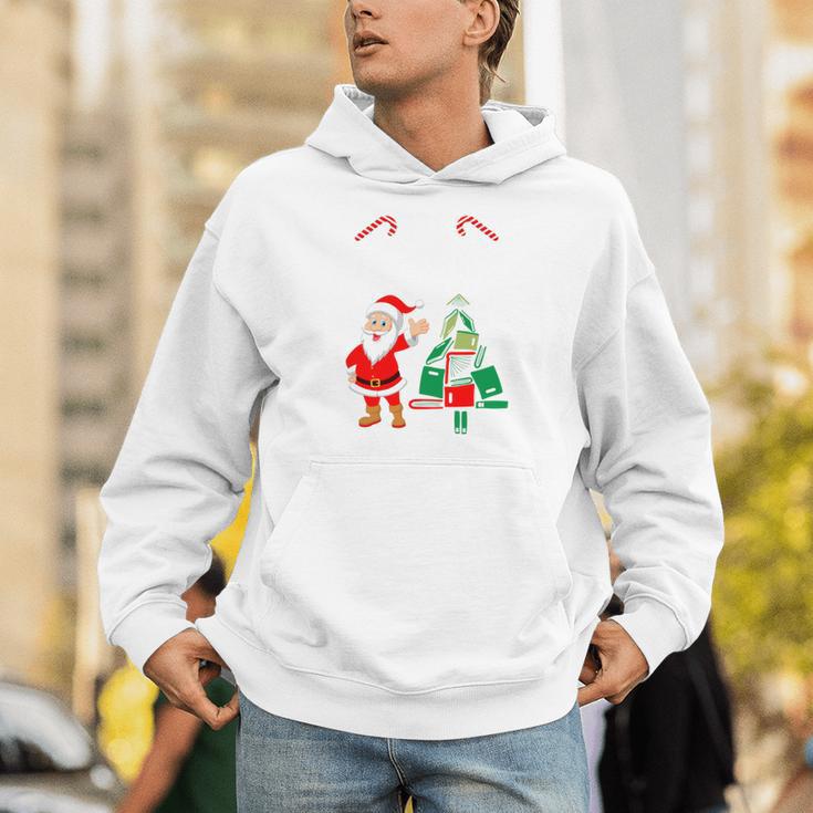 Tis The Season To Read Christmas Reindeer Book Reading Fan Unisex Hoodie