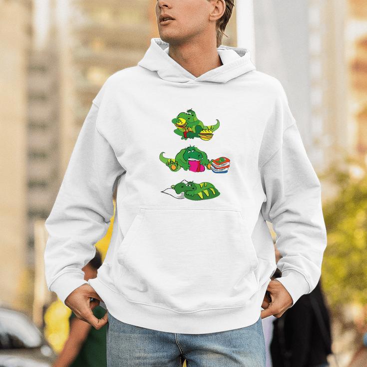 Triathlete Eating Sleeping Reading Dragon Book Unisex Hoodie Triathlete Eating Sleeping Reading Dragon Book Unisex Hoodie