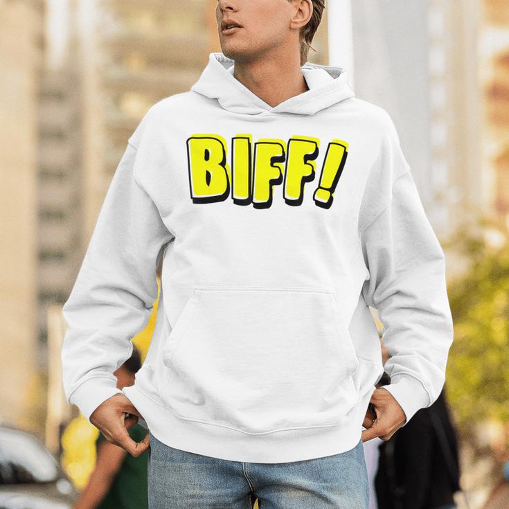 Vintage Comic Book Style Sound Effect Biff Unisex Hoodie