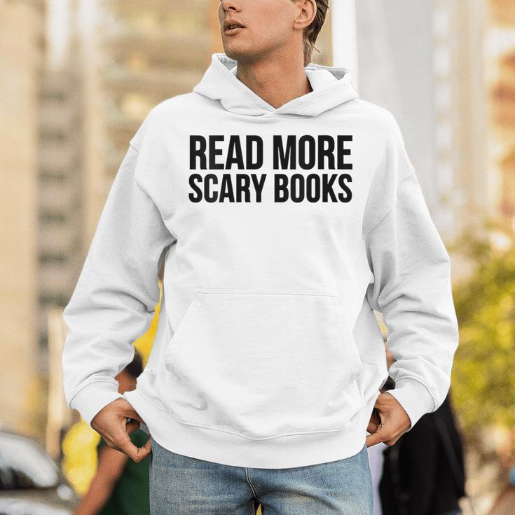 Women's Read More Scary Books Reading Lover Unisex Hoodie