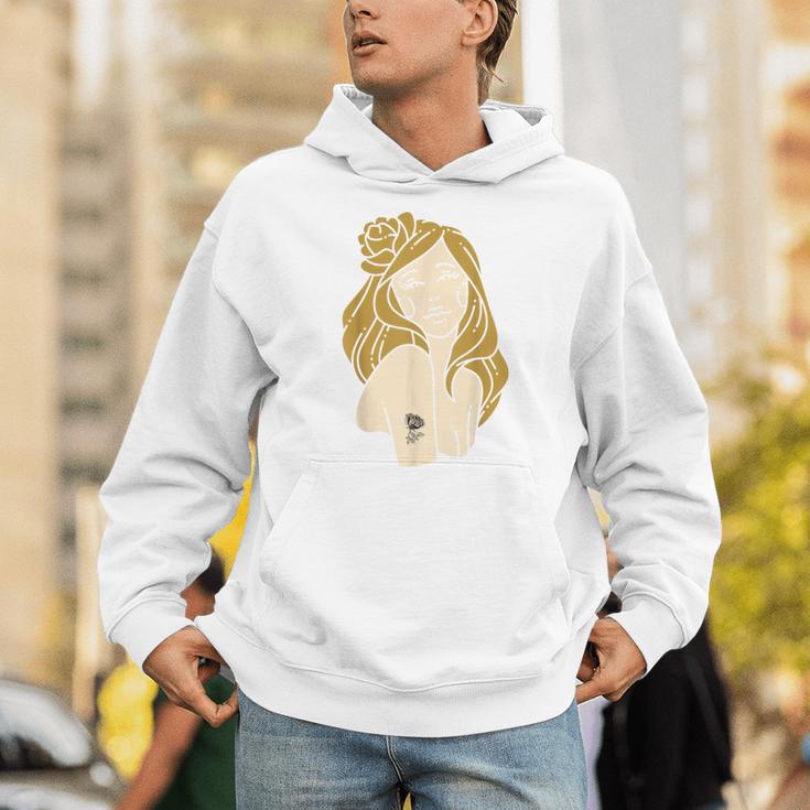 かわいいタトゥーガールファニーユニセックスデザインメンズレディースtシャツ パーカー