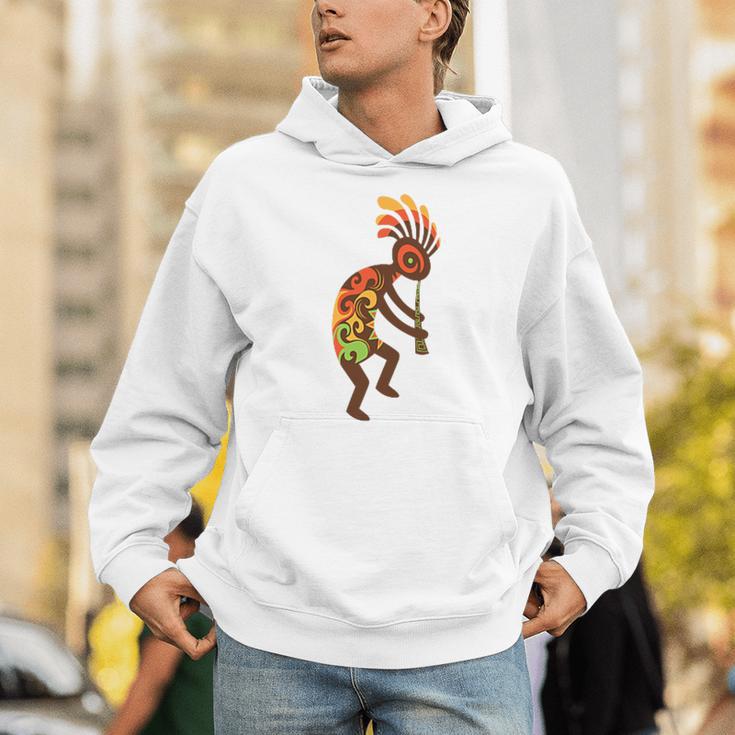 ココペリネイティブアメリカンtシャツ スモールプリント パーカー