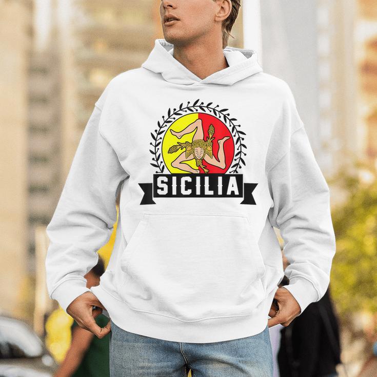 シチリア国旗 シチリア・パレルモ イタリア パーカー