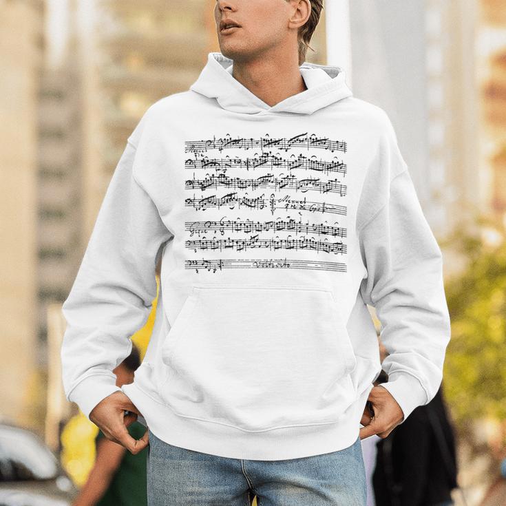 バッハチェロ組曲メヌエットチェリスト 長袖tシャツ パーカー