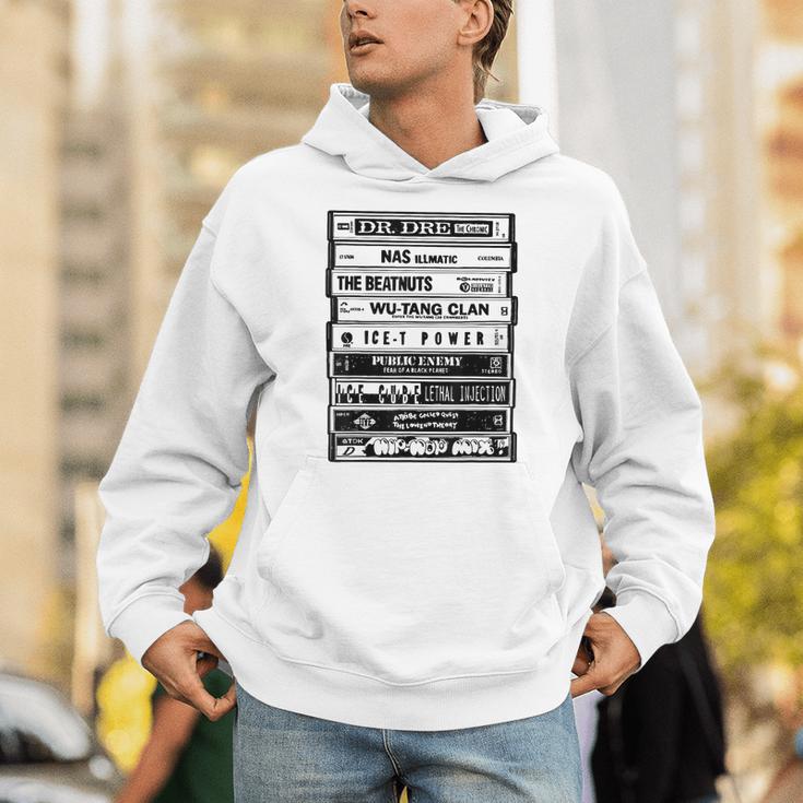 ヒップホップアーティストカセットtシャツ オールドスクールラップtシャツ パーカー