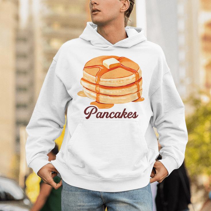 ホットケーキ パンケーキ Pancakes バター はちみつ イラスト 喫茶店 洋菓子 レトロ 水彩 綺麗 かわいい パーカー
