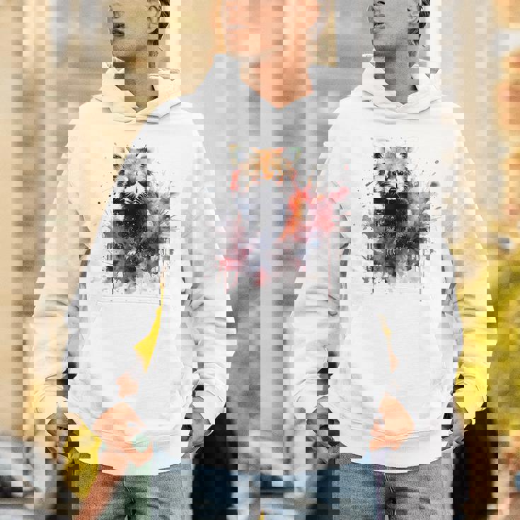 レッサーパンダ 恋人 アートワーク パーカー