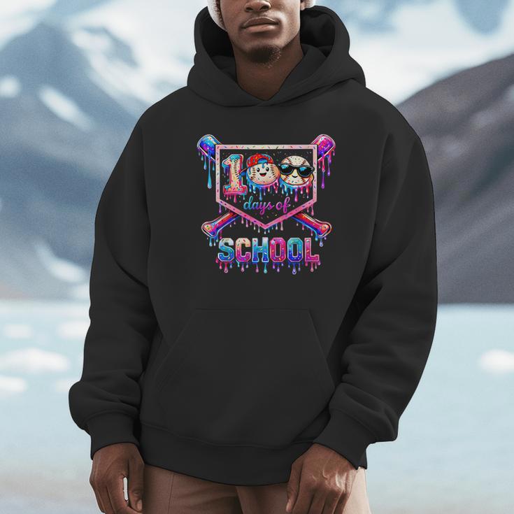 100 Days Of School Baseball Drip Boys For Men Kids Unisex Hoodie 100 Days Of School Baseball Drip Boys For Men Kids Unisex Hoodie