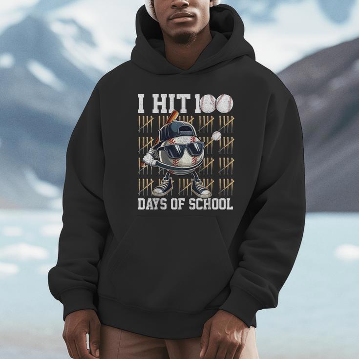 100 Days Of School Boys Kids 100th Day Balls Baseball Kids Unisex Hoodie 100 Days Of School Boys Kids 100th Day Balls Baseball Kids Unisex Hoodie