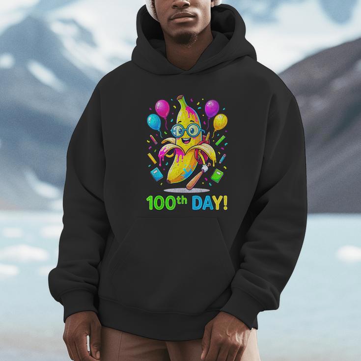 100th Day Of School Banana Baseball Drip For Kids Youth Girl Unisex Hoodie 100th Day Of School Banana Baseball Drip For Kids Youth Girl Unisex Hoodie