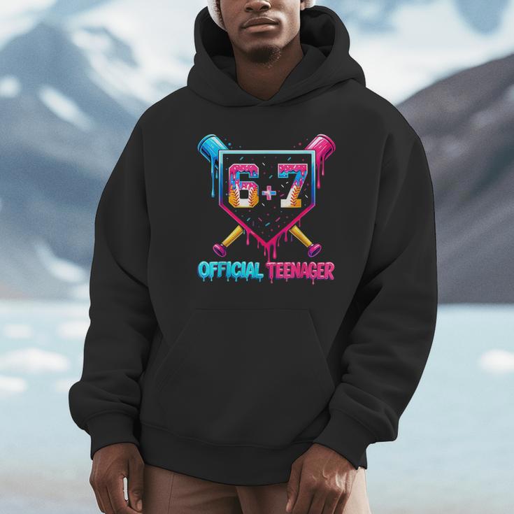 13th Birthday Official Teenager 67 Baseball Drip Boys Unisex Hoodie 13th Birthday Official Teenager 67 Baseball Drip Boys Unisex Hoodie