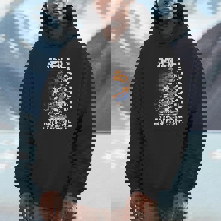 46Th Birthday Legends April 1980Intage 46 Years Old パーカー