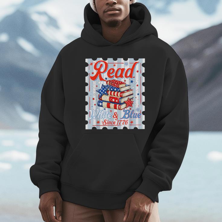 4th Of July Patriotic Read Blue Books Men Women Kid Unisex Hoodie
