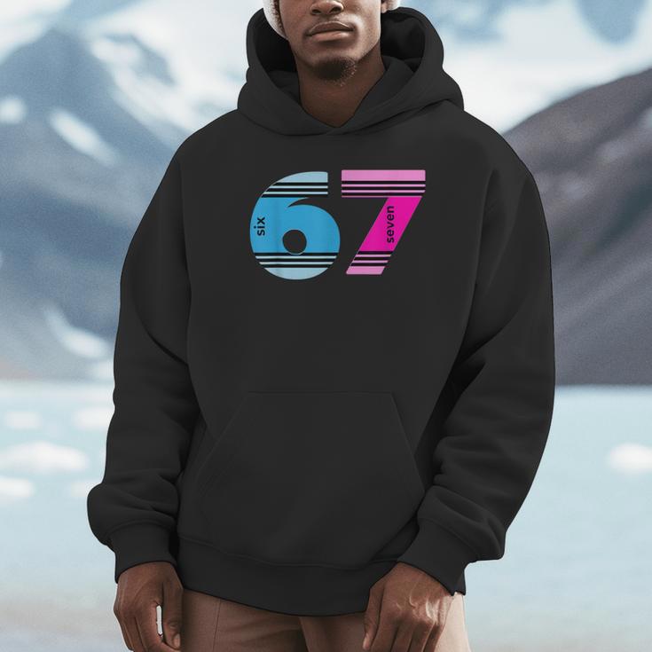 67 Crayon Cool Baseball Crayon 6 7 67 Unisex Hoodie