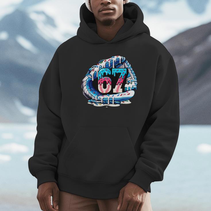 67 Meme Slang Baseball Glove Drip Ice Cream Six Seven 6 7 Unisex Hoodie 67 Meme Slang Baseball Glove Drip Ice Cream Six Seven 6 7 Unisex Hoodie