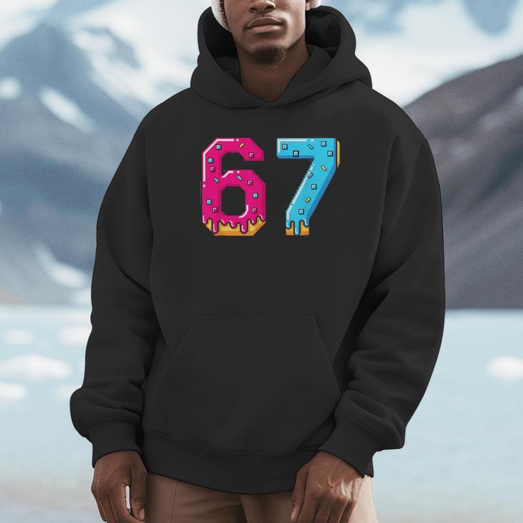 67 Shirt Baseball Life Style 101 Apparel Youth Drip Meme Unisex Hoodie