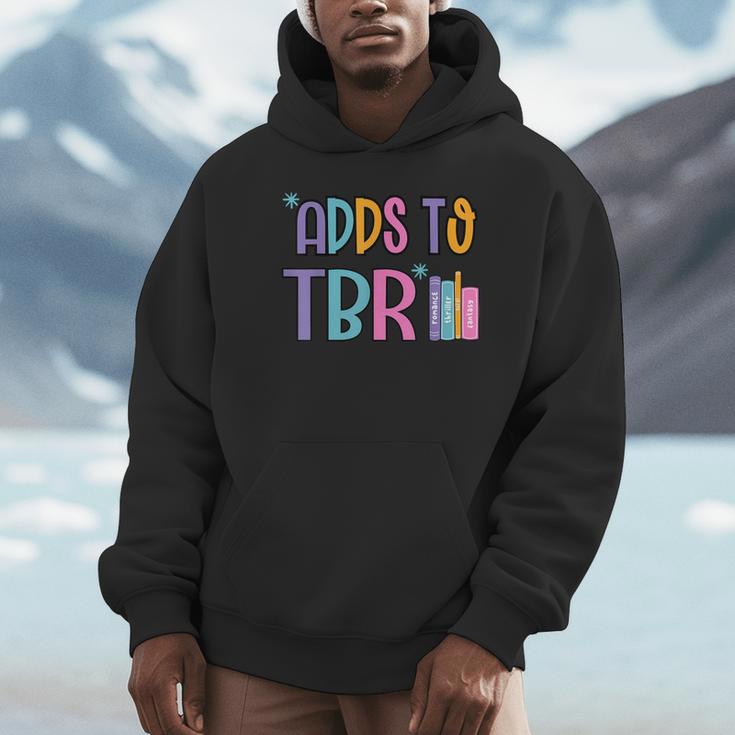 Adds To TBR Book Lover Tee Unisex Hoodie Adds To TBR Book Lover Tee Unisex Hoodie