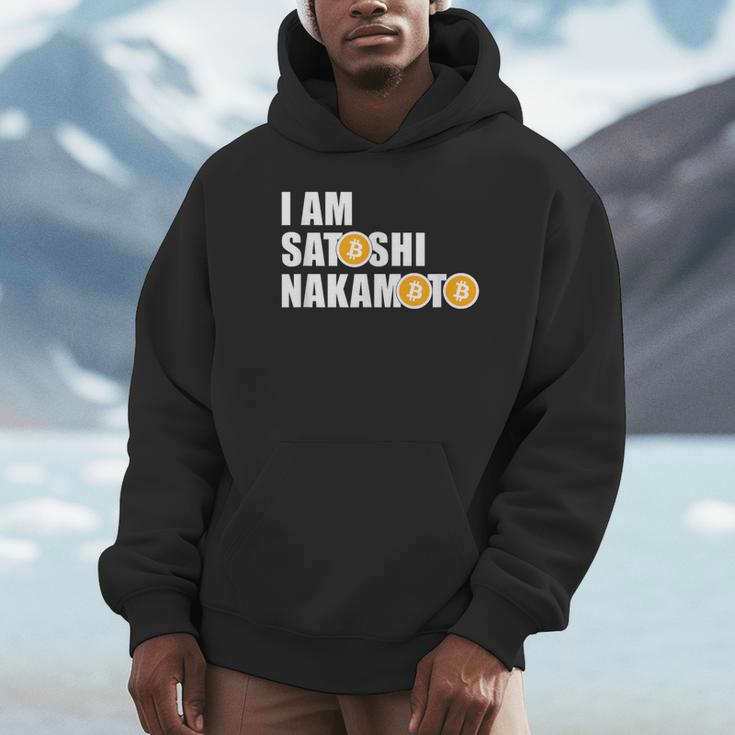 I Amatoshi Nakamoto Bitcoin Creator Meme パーカー