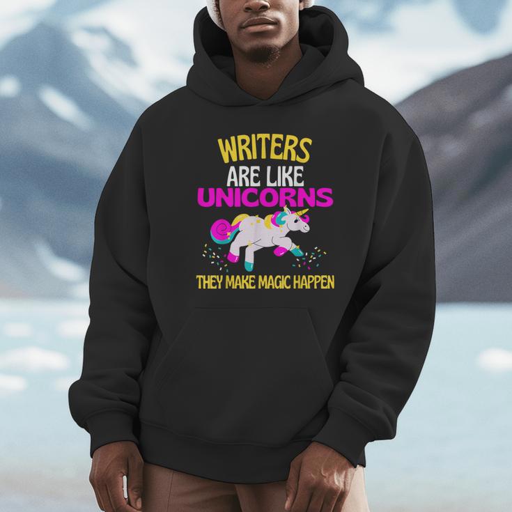 Authors Writer Magic Funny For Book Publisher And Writers Unisex Hoodie
