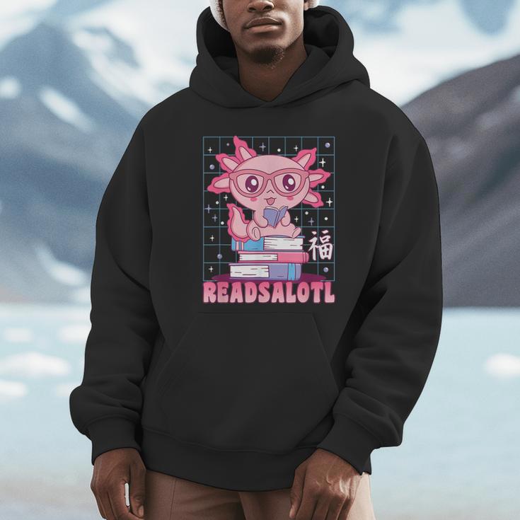 Axolotl Books Readsalotl Reading Bookworm Boys Girls Kids Unisex Hoodie Axolotl Books Readsalotl Reading Bookworm Boys Girls Kids Unisex Hoodie